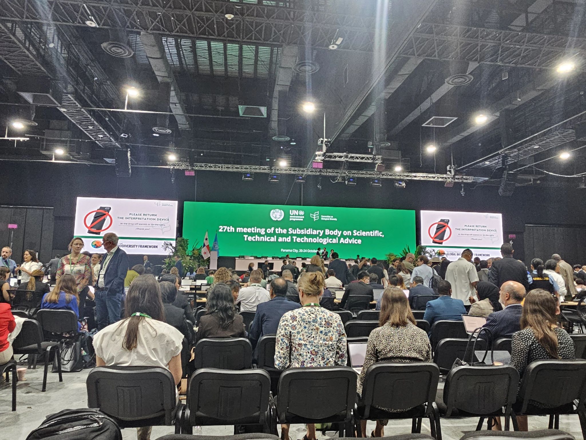 Participation in in the SBSTTA-27 and SBI-8/J of the Convention on Biological Diversity held in Panama City